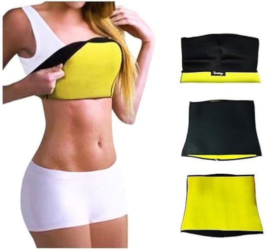 Soft Slim Sweat Belt for Women Hot Body Shaper Weight Loss Slimming Waist Trainer Trimmer Slim Belt Wrap
