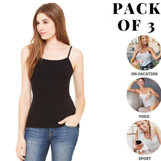 Pack of 3 Camisole For Women & Girls - Shameez