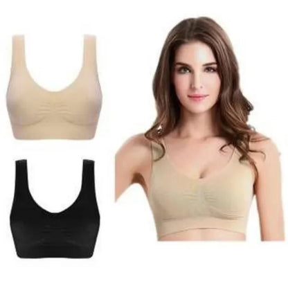 Comfort Fit Air Bras – Pack of 2 (Skin + Black)