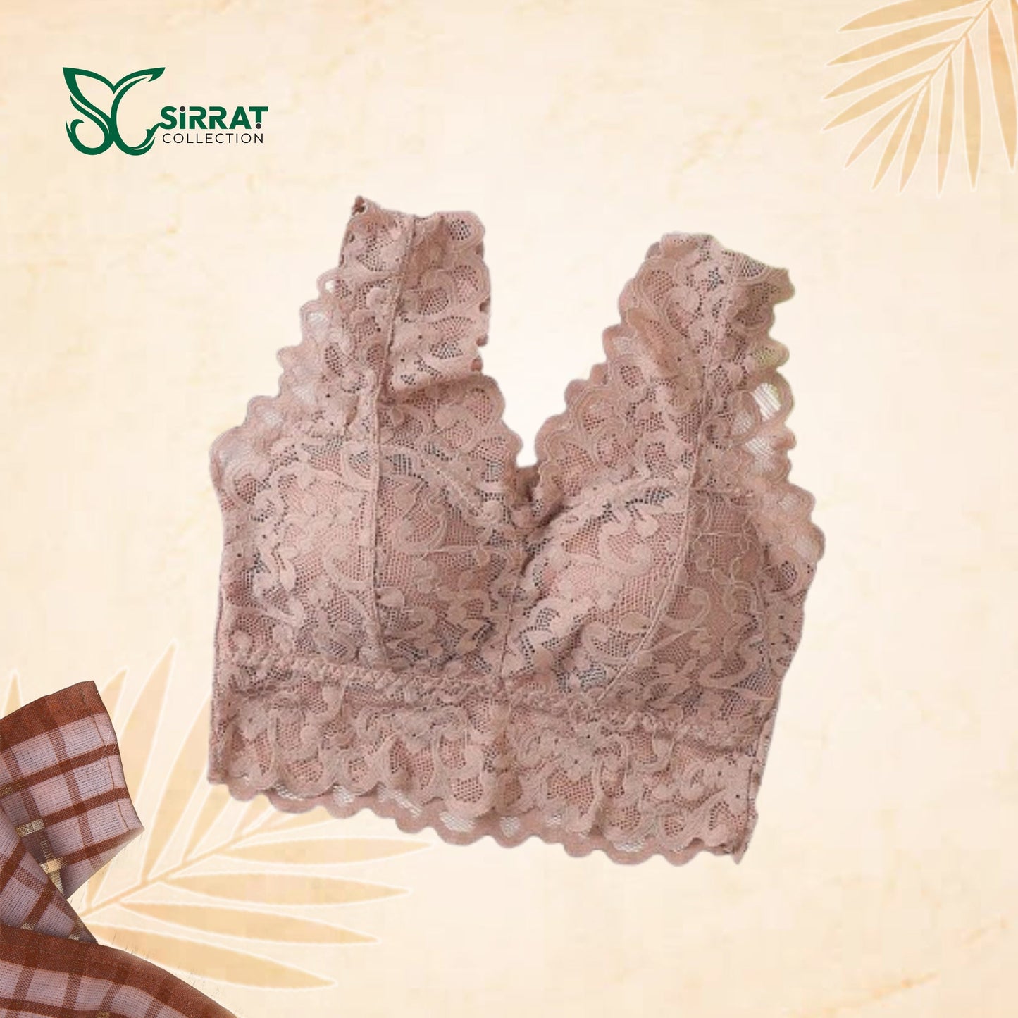 Elegant Padded Lace Bralette – Comfort & Style in Every Curve