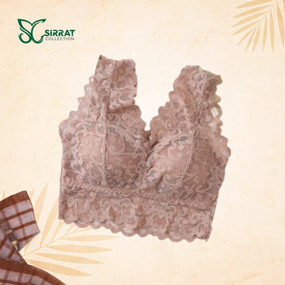 Elegant Padded Lace Bralette – Comfort & Style in Every Curve