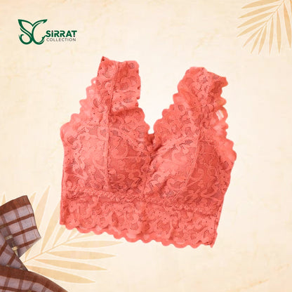 Elegant Padded Lace Bralette – Comfort & Style in Every Curve