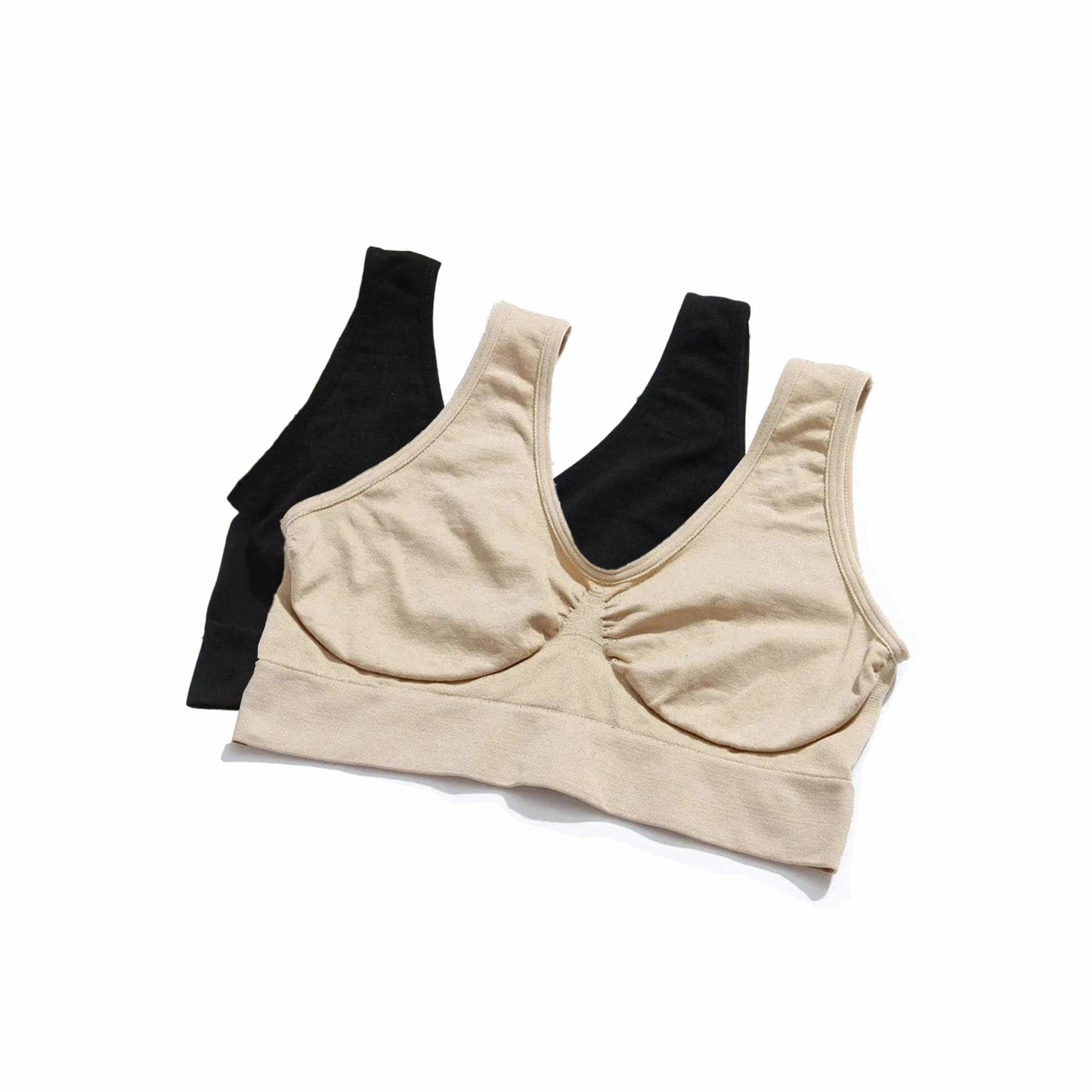 Comfort Fit Air Bras – Pack of 2 (Skin + Black)